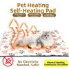 Automatic Heat Pet Mat Self-Warming Dog Cat Bed Pad 7 Colors 5 Sizes Removable Machine Washable Cover Cozy Warming Cushion All Seasons Cloth Pets Supplies