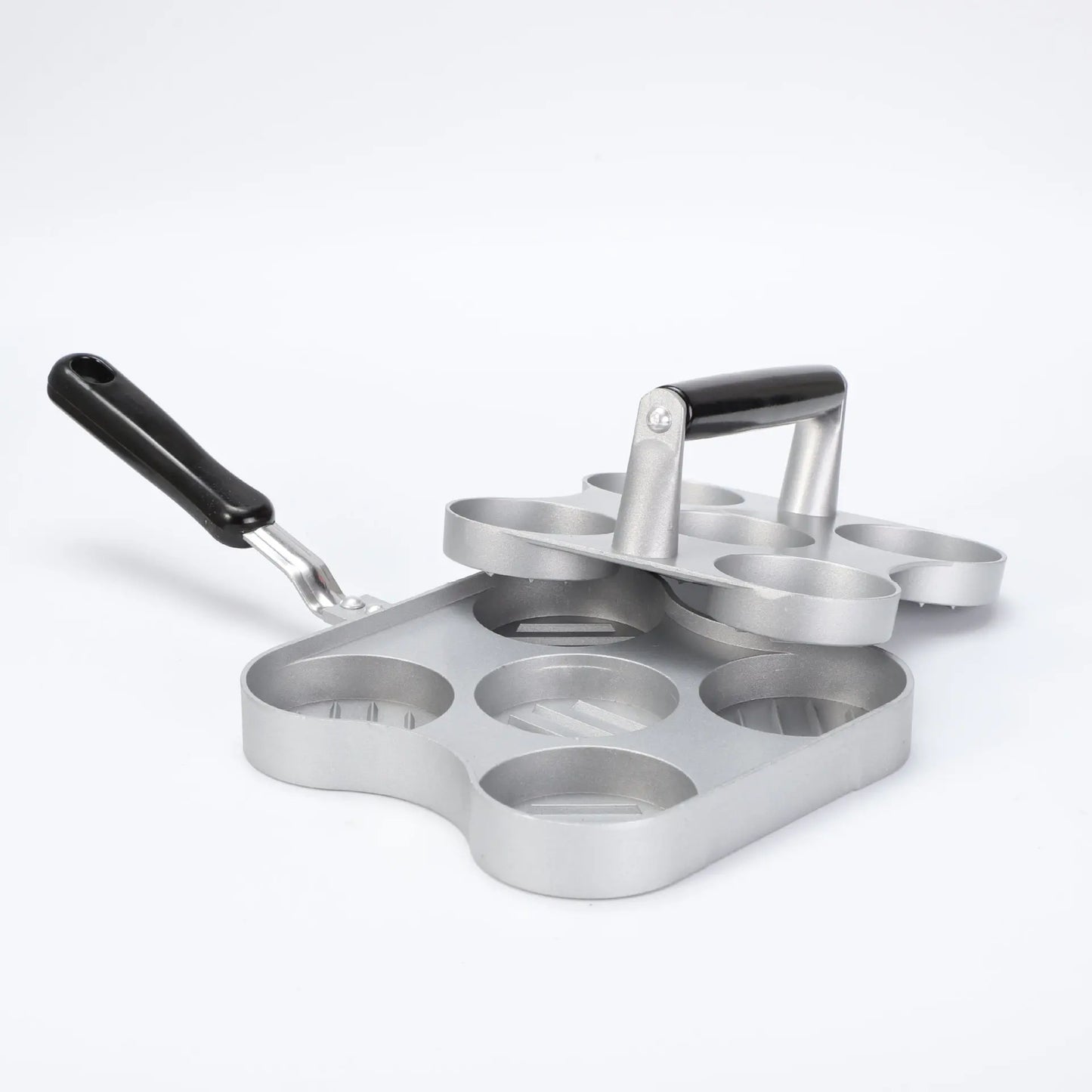 NEW Aluminum Hamburger Press Non-Stick Burger Maker Patty Maker Mold Beef Tenderizing  for BBQ Camping Grill Picnic Kitchenware Accessories Cooking Tools