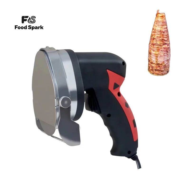 NEW Arrivals Restaurants Professional Cordless Convenience Handheld Turkey BBQ Greek  Gyros Shawarma Kebab Cutting Knife Wireless Electric Meat Slices Butcher Tools Cooking Accessories Household Appliances