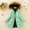 BEST PRICE 10 Colors S-3XL Plus Size Long Sleeve Thick Warmth Clothing Autumn Winter Warm New Hooded Cotton Casual Jacket Snow Boots Outerwear Coats Women Winter Apparel Supplies