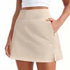 8 Colors S-2XL  Women's Custom Logo Summer Soft Natural High Waist One Piece Tennis Golf Club Skirts Breathable Design Fitness Women Skirts Sports Apparel Accessories Clothing Supplies