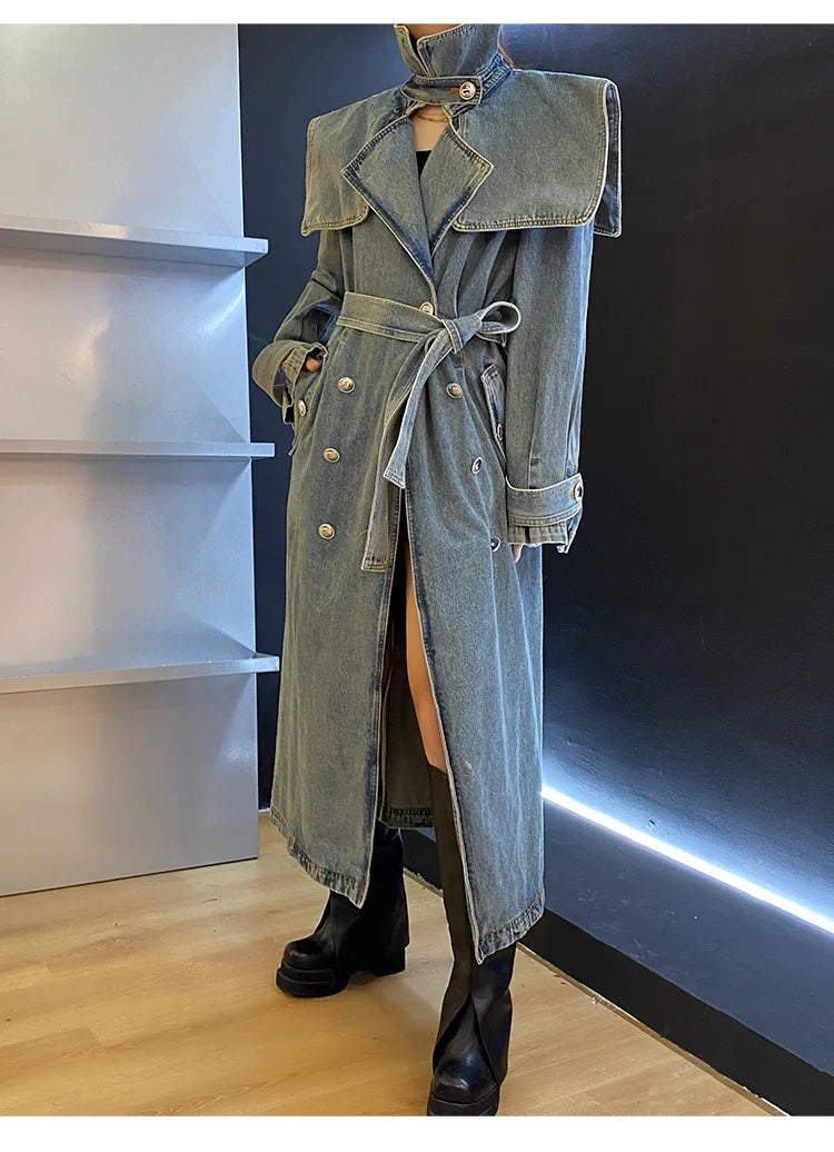 NEW Arrivals Top Quality Casual Women Fashion Streetwear Long Sleeve Jeans Denim Jacket Coats Ladies C asual Clothing Supplies