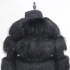 100% Natural Raccoon Fur 4 Colors Women's Winter Long Jacket Style Real Raccoon Fur Coat Plush Fashion Design Long Outerwear Fur Coat Evening Business Party Prom Celebrity Ladies Luxury Apparel Supplies