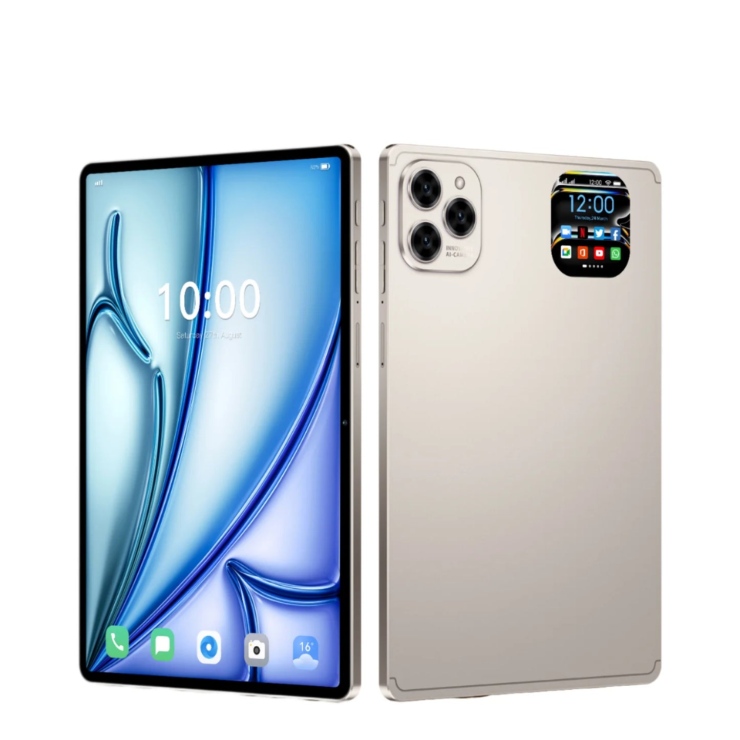 NEW Design Pad 16 PRO 16GB+1TB 5G Smart Tablet 10.1 Inch High Resolution Capacitive Touch Screen 10000mAh Battery