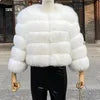 NEW Arrivals 10 Colors S-6XL Plus Size Women's Artificial Fur Jacket Versatile Faux Fur Short Jacket Outerwear Bomber Coats Evening Party Night Clubwear Coats Women Winter Apparel Supplies