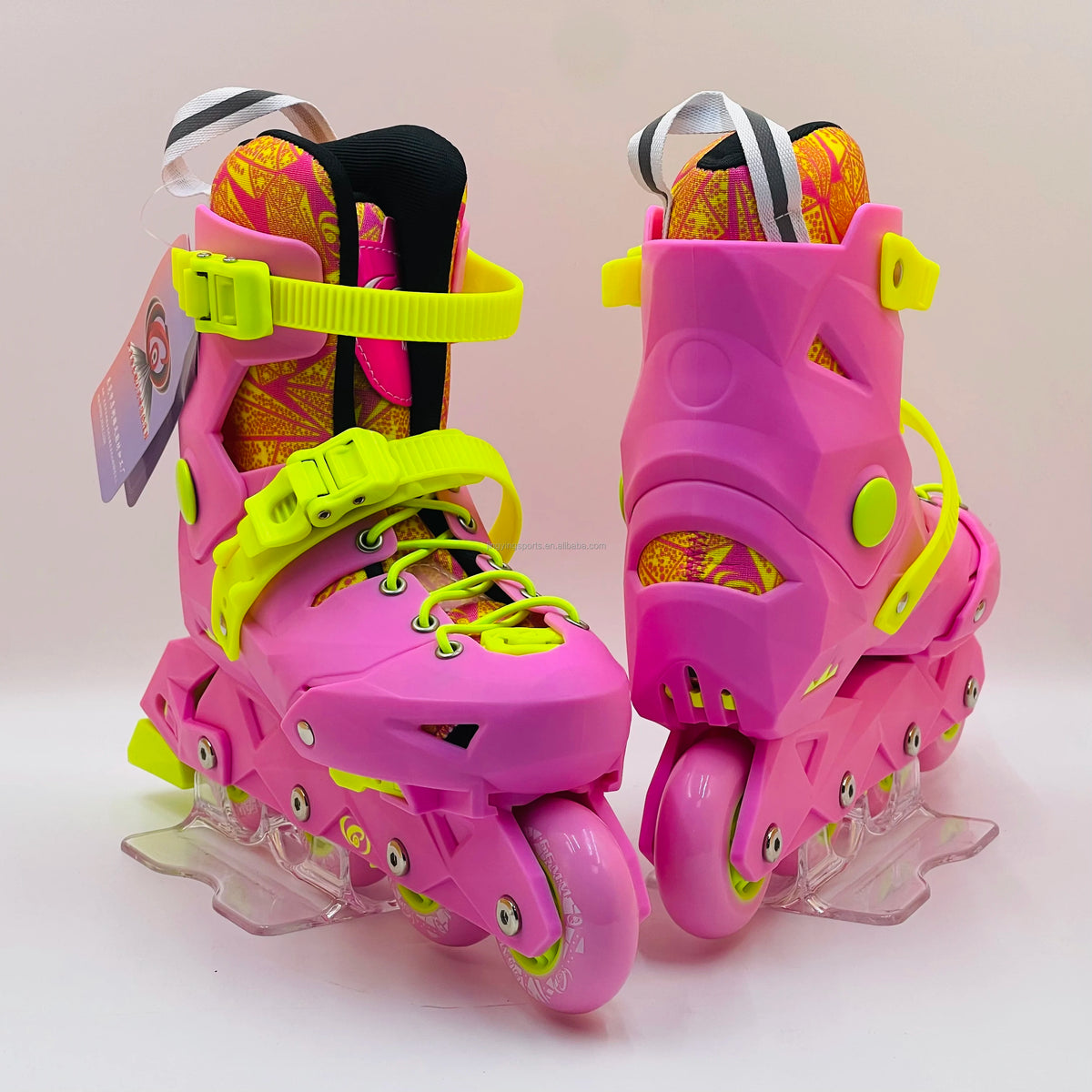 Genuine A3  Armor Warrior Children's Roller Skating Set Inline Skates Single Row Wheels Microfiber Shell Adjustable