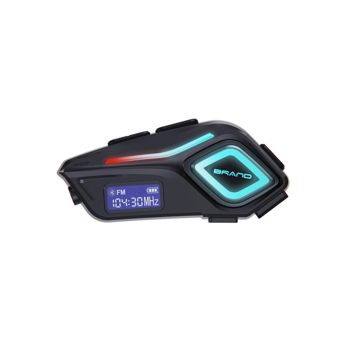 K08 RGB LED Motorcycle Helmet Voice Control BT Wireless Bluetooth Headset Auto Answer/Call Music Control Noise/Wake Non-Noise Cancelling TWS Earphones Headphones