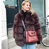 NEW Arrivals 10 Colors S-5XL Plus Size Luxury Fox Fur Winter Outfit Faux Fur Jacket Women Fur Coat Outerwear Jackets Night Clubwear Evening Party Luxury Coats Ladies Winter Apparel Supplies