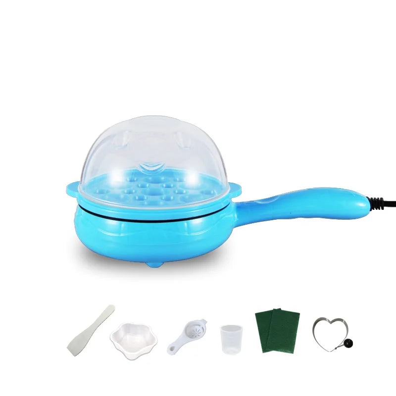 NEW Arrivals 220V Electric Multifunctional Egg Steak Frying Plate Machine  3 Color Available Crepe Breakfast Maker Machine EU/AU/UK Plug