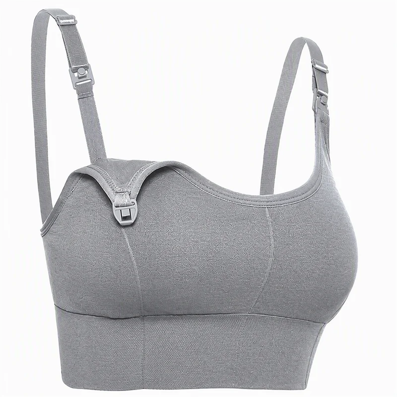 10 Colors S-2XL Women's Maternity Lactation Breast Feeding Nursing Bra Seamless Wire Free Push Up Anti Sag One Piece Comfortable Ladies Underwear Accessories