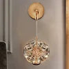 Villa Home Luxury Dandelion Crystal Wall Lamp Country Villa Living Room  Bedroom Bedside Bracket Light Modern Entrance Background Wall Decoration Wall Fitting Home Lighting Supplies