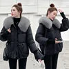 Boutique Gala HOT SALE Black/Brown Color Girls Winter Warm Outfits New Style Fashionable Temperament Lapel Versatile Casual Women's Jacket Fur Collar Coats Women Winter Clothing Supplies