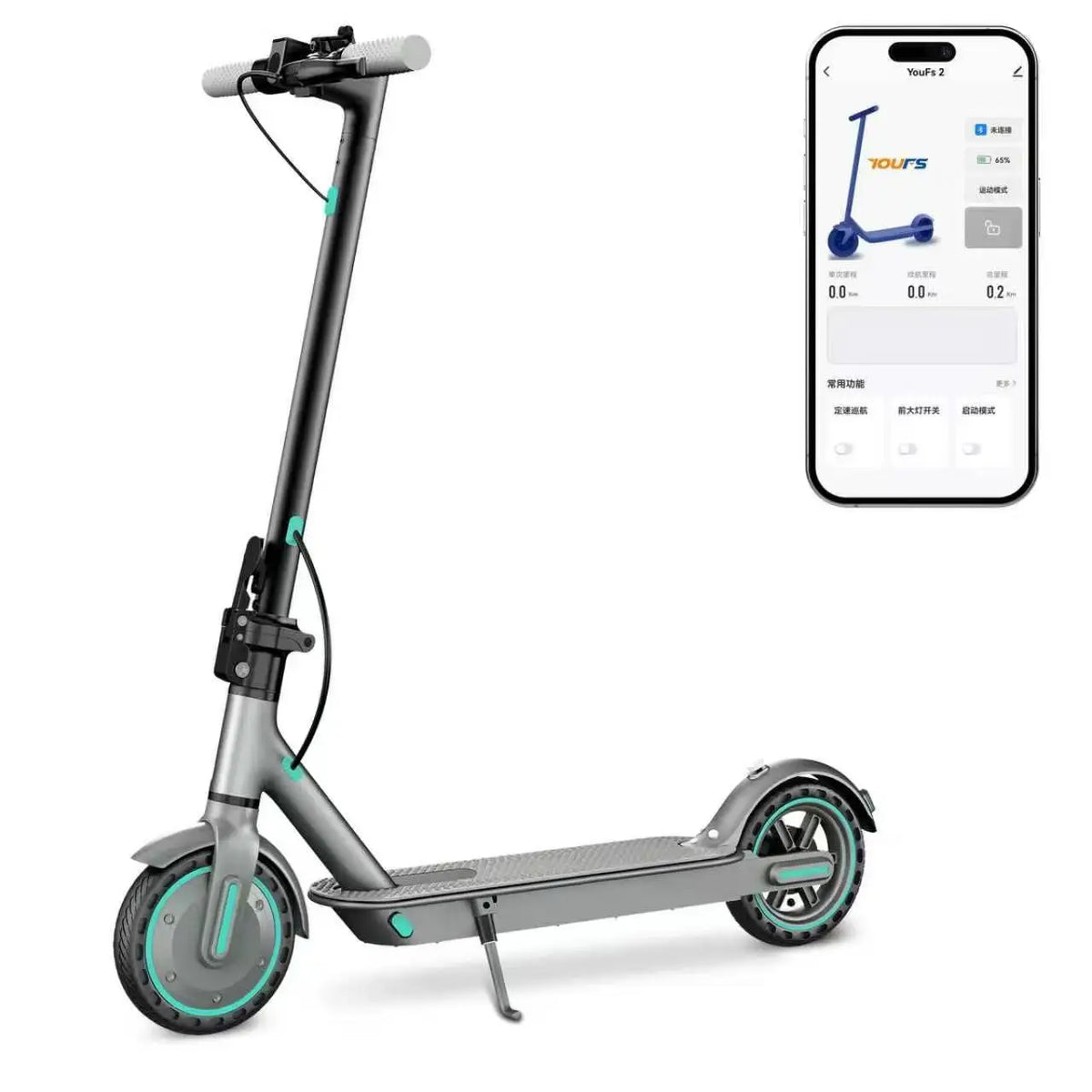 BEST PRICE  D8 PRO UL2272 Foldable Electric Scooter 8.5 Tire Electronic Bluetooth APP Control Headlight Led Lights Powerful Lithium Battery Adults Women Men Professional Electric Scooter