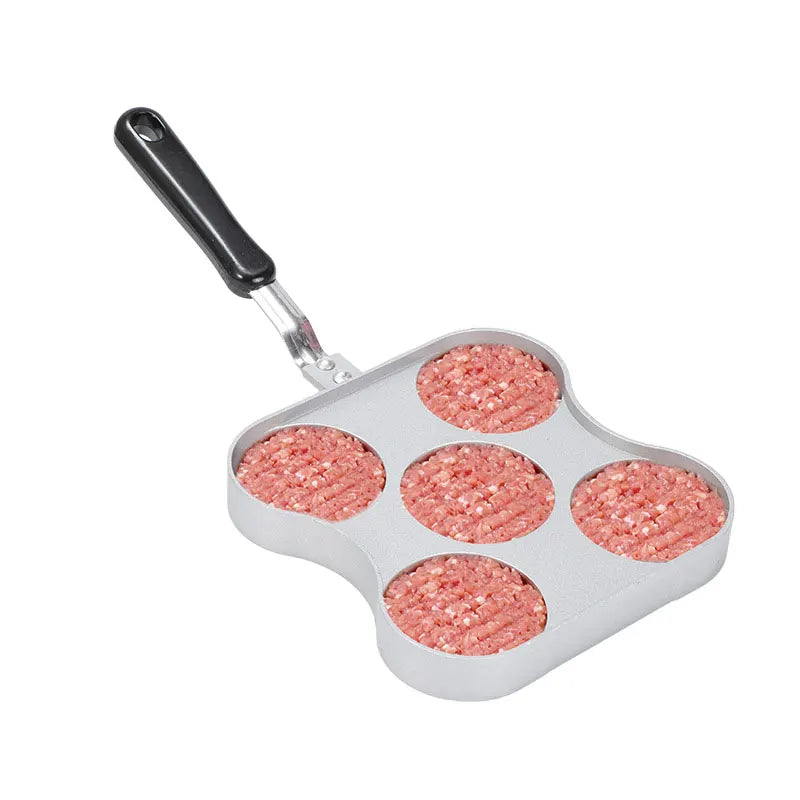 NEW Aluminum Hamburger Press Non-Stick Burger Maker Patty Maker Mold Beef Tenderizing  for BBQ Camping Grill Picnic Kitchenware Accessories Cooking Tools