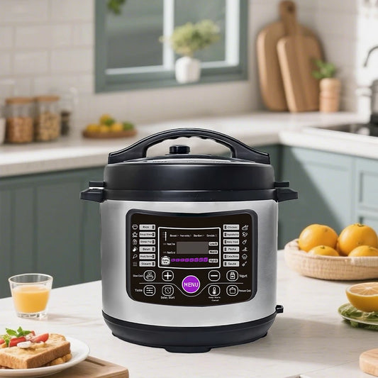 5L Large Capacity Electric Multi Cooker Stainless Steel Aluminum Inner Pot 13-in-1 Smart Automatic Cooker Digital Screen Display Electric Household Appliances Cooking Tools