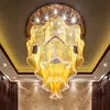 HOT SALE Villa Home Living Room Staircase  Luxury K9 Crystal LED Art Chandelier Hotel Bar Lobby Villa Exhibition Hall Shopping Mall and Hotel Non-Standard Creative Art Decoration Luxury Lighting Supplies
