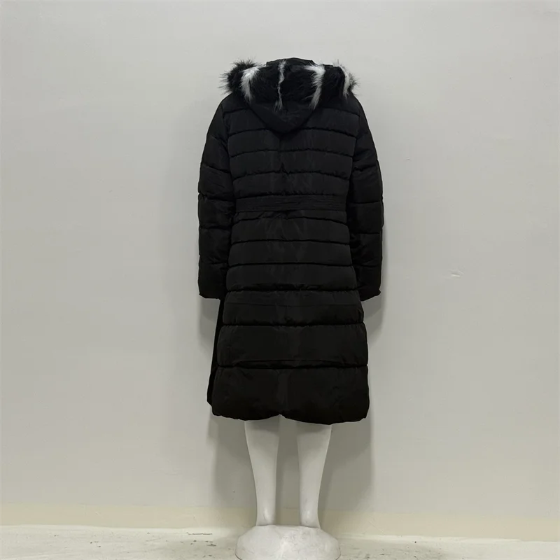 NEW Arrivals 7 Colors M-3XL Plus Size Autumn Winter Women's Comfortable Parkas Coat Thick Warm Woven Block Hooded Jacket Long Parker Coat Casual Outerwear Ladies Winter Clothing Supplies