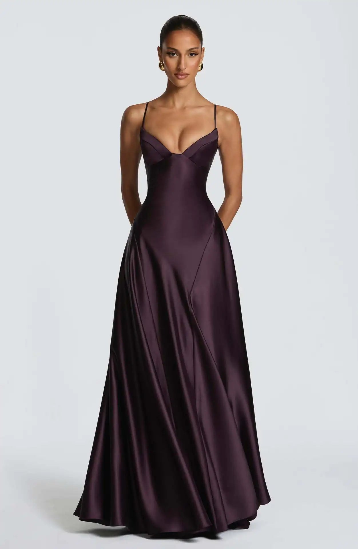 15 Colors Elegant Sling Women Spring Summer Dress Solid Sleeveless Off-Shoulder Slim Maxi Dresses  Lady Chic Evening Party Night Clubwear Prom Gown Ladies Luxury Clothing Supplies