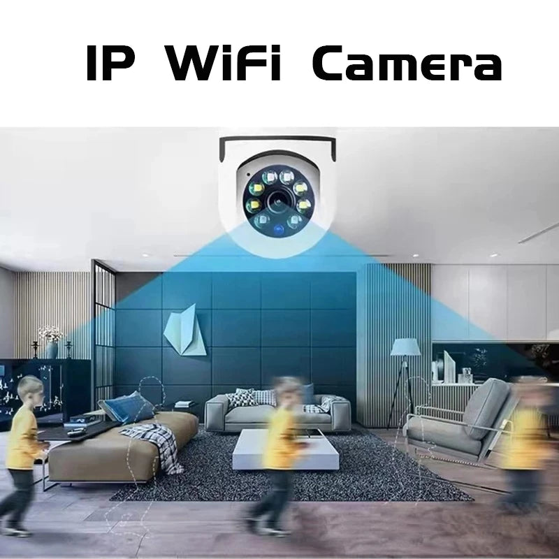 2MP Bulb Wi-Fi IP Night Vision Camera Socket PTZ E27 1080P Wireless Video Camera Wi-Fi Anti-Theft Security Light 360 Degree Panoramic Baby Elderly Pet Care CCTV Monitor Home Surveillance Supplies