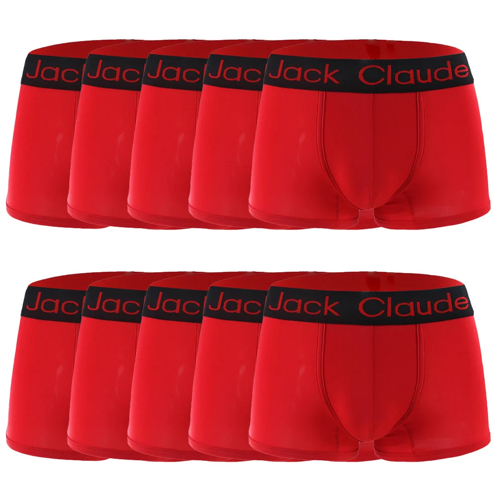 10 Pcs Set/lot Men Luxury Boxer Shorts Sexy Boxer Soft Letter Printed Boxer Shorts For Men Underwear Men Boxers Male Slips Underpants Fashion Clothing Supplies