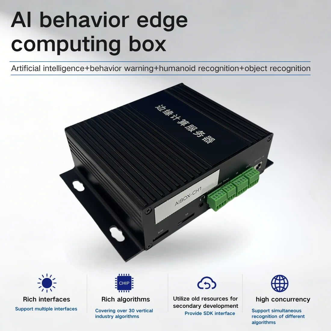 AI Box for Upgrading Legacy Cameras Smart C Solution Government Affairs, Transportation Construction Security Ai Box Security Smart Devices Electronic Supplies
