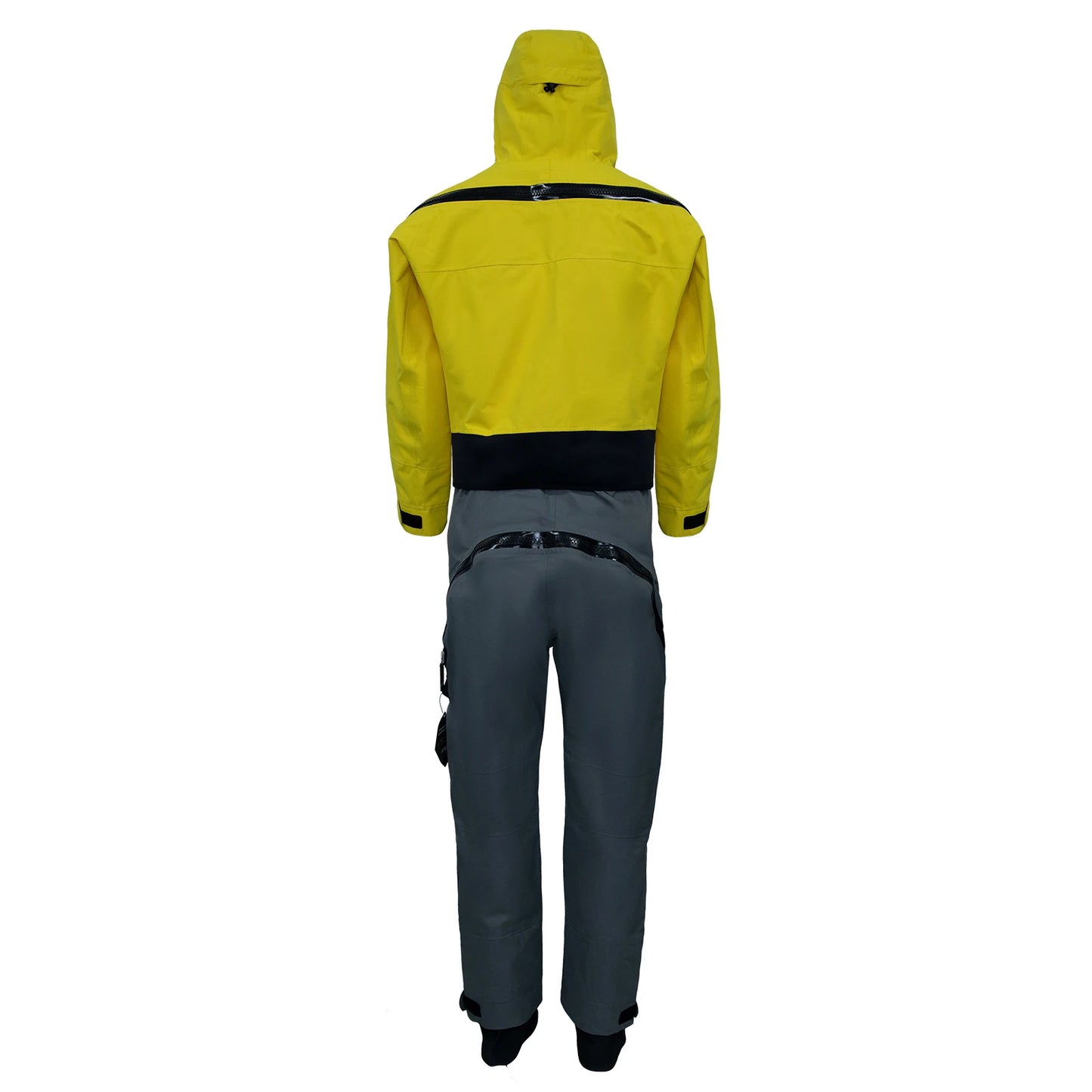 S-3XL Plus Size Neoprene Professional Kayaking Canoe Dry Suit for Women Dry Suits Waterproof Breathable Latex Cuff and Splash Collar Flatwater Ocean River Paddling Water Sports Supplies