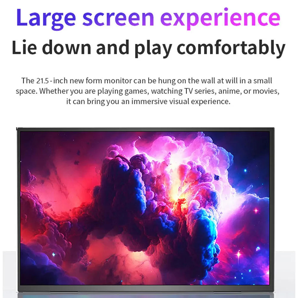 22' Inch Portable Touch Screen Monitor 2.5K Foldable IPS  Extra Screen for Laptop Switch Xbox Monitor Large Portable Monitor Business Office Home Computer Tools Electronics Supplies