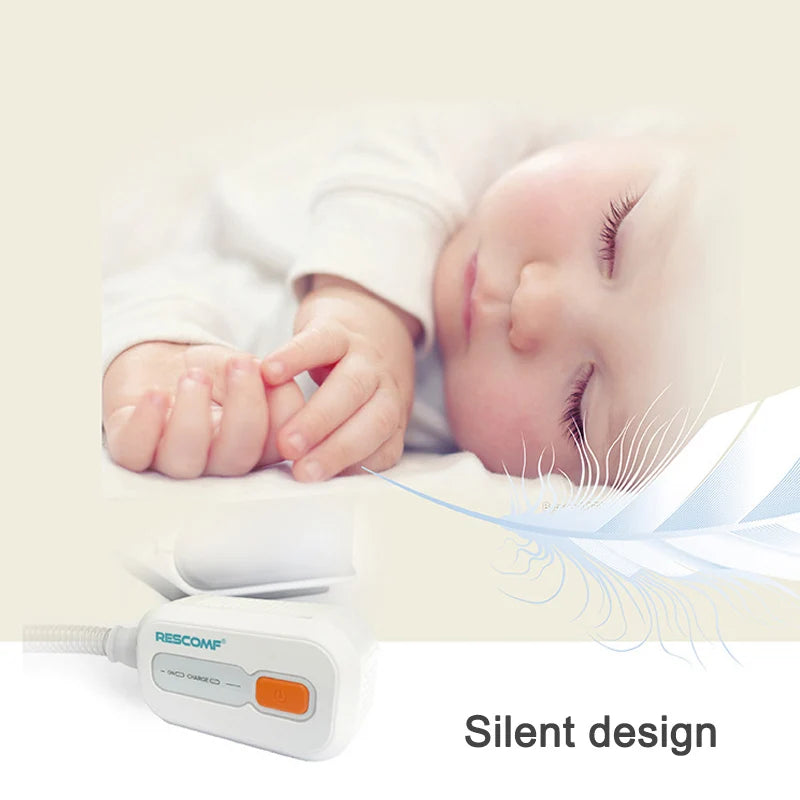 Home Use Portable Respirator Ozone Sterilization  Auto CPAP BPAP Cleaner Disinfector  Air Purifier  2200mAh Sleeping Apnea Anti Snoring Machine Elderly Adults Kids Health Care Supplies