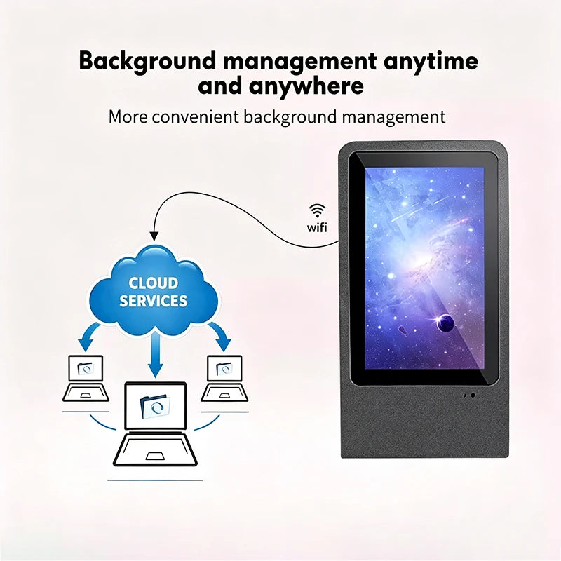 10.1inch Wi-Fi Android 11 OS Desktop Digital Signage Stand Menu Touch Screen Restaurant Payment Mall Food Kiosk Menu Display Business Shop Advertising Screen