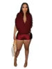 NEW Arrivals S-2XL  Summer European American Fashionable Casual Women's Elegant Fur-Trimmed Deep V-Neck Halter Neck Sexy Chic Streetwear Night Clubwear Evening Party Jumpsuit Girls Casual Clothing Supplies