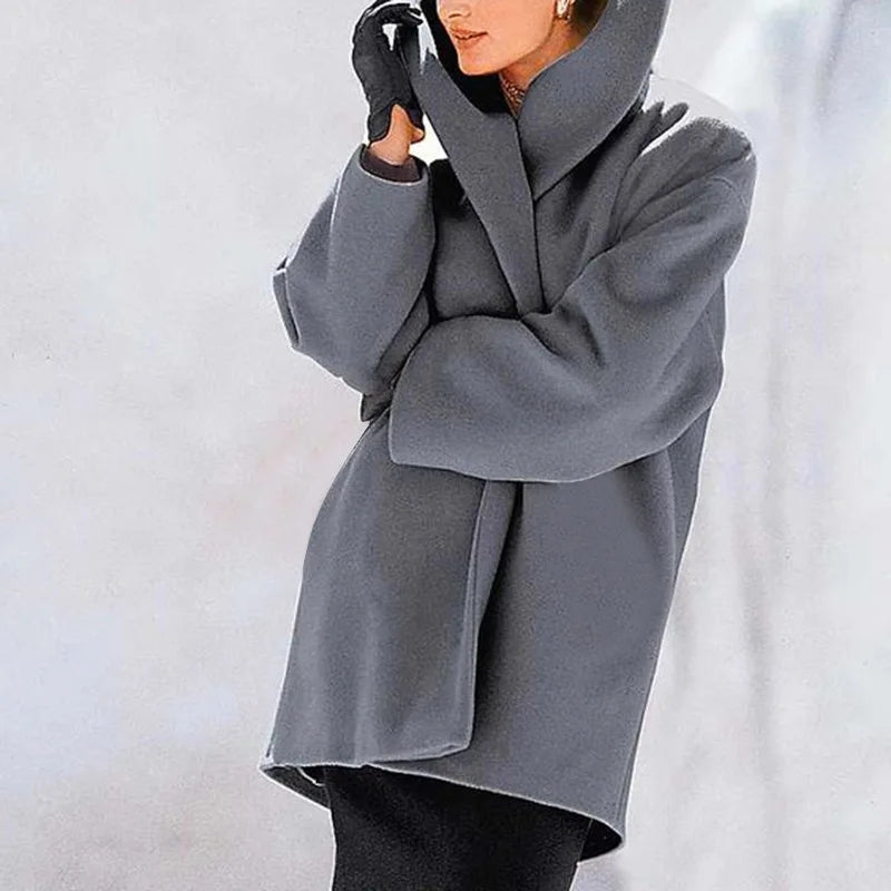 Just Arrived 8 Colors S-5XL Plus Size Women Winter Warm Loose Casual Coats Autumn Single Breasted Windbreakers Jackets Women Solid Long Sleeve Office Ladies Outerwear Luxury Tops