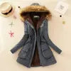 BEST PRICE 10 Colors S-3XL Plus Size Long Sleeve Thick Warmth Clothing Autumn Winter Warm New Hooded Cotton Casual Jacket Snow Boots Outerwear Coats Women Winter Apparel Supplies