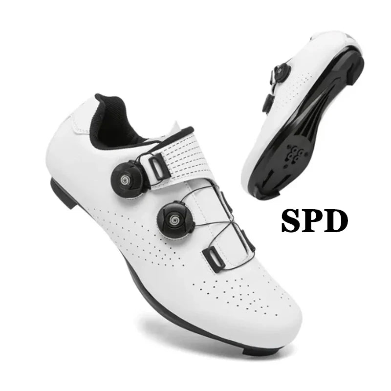 NEW 4 Colors Customizable Outdoor Mountain Bike Cycling Shoes Waterproof Carbon Breathable Casual Road Bicycle Shoes Colorful Reflective Women Men Sports Shoes