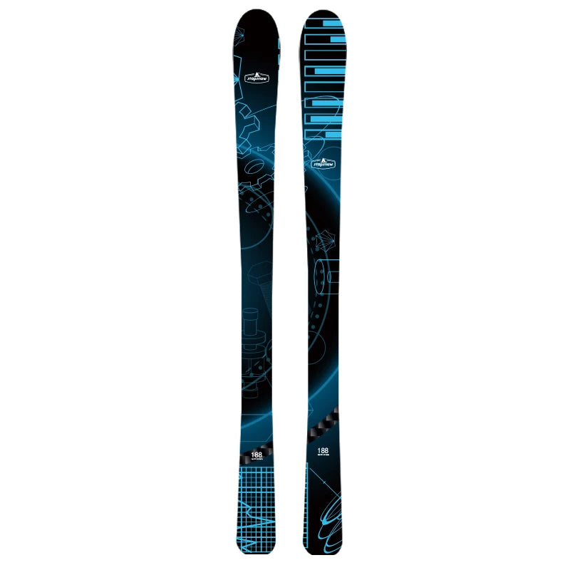 NEW Set Women Men Professional Alpine Ski Boot Set Binding Shoes Pole Brand Skiers Set Snow Skiing Set Winter Sports Supplies