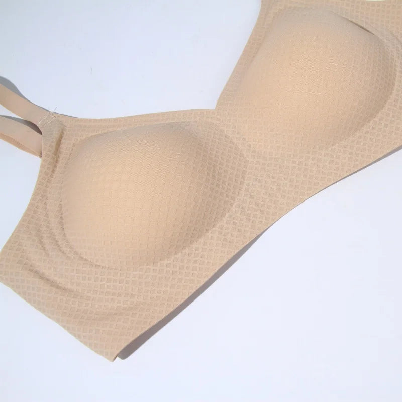 Mastectomy L/XL/2XL Plus Size Bra Breast + Silicone Pads Prosthesis Wireless Post-Surgery Pocket Design for Breast Forms Enhancement Inserts Silicone Bra Women Underwear Products