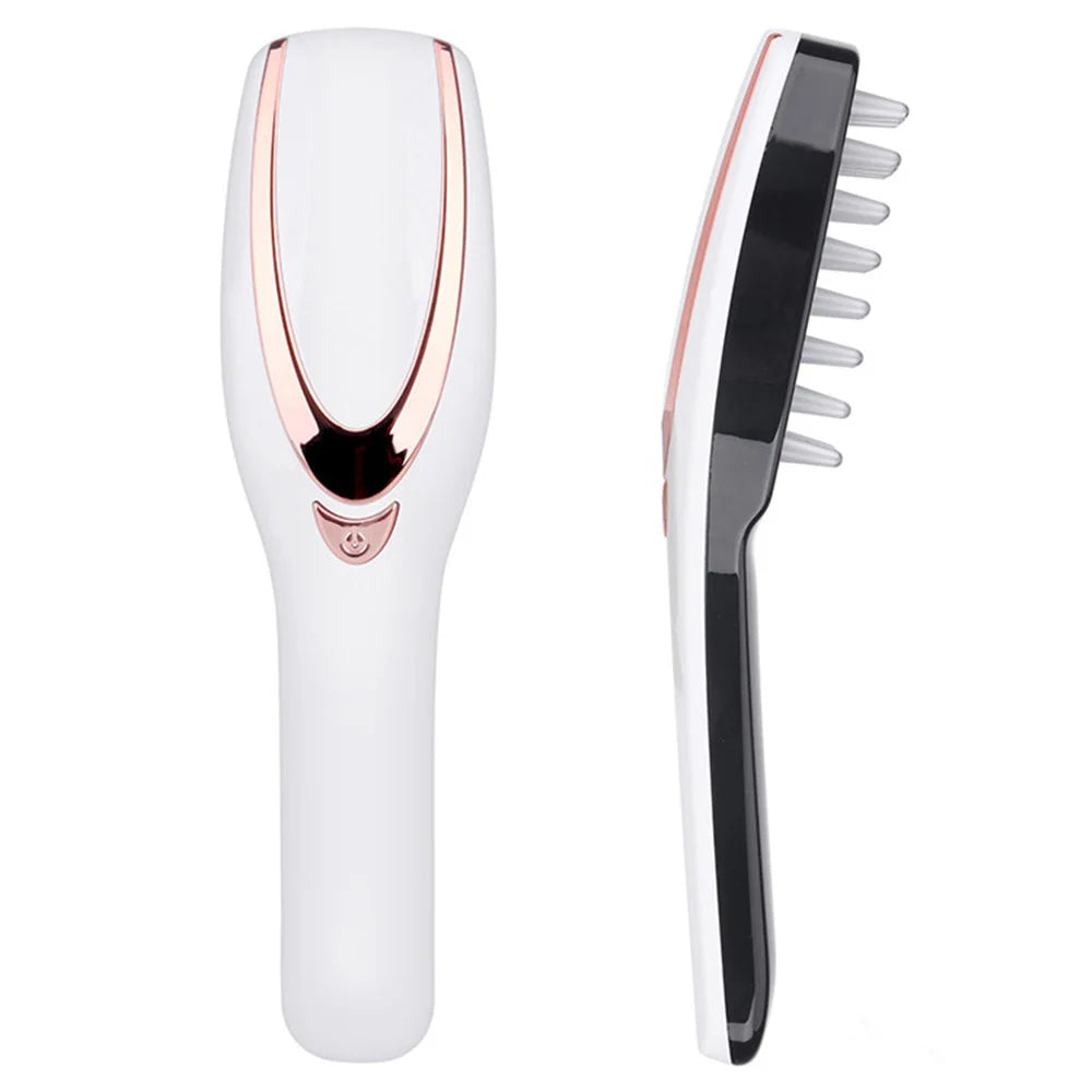 NEW Arrivals Electric Vibration Massage Comb Blue and Red Light Hair Growth Massage Hair Brush Anti Hair Loss Phototherapy Electric Combs Hair Care Supplies