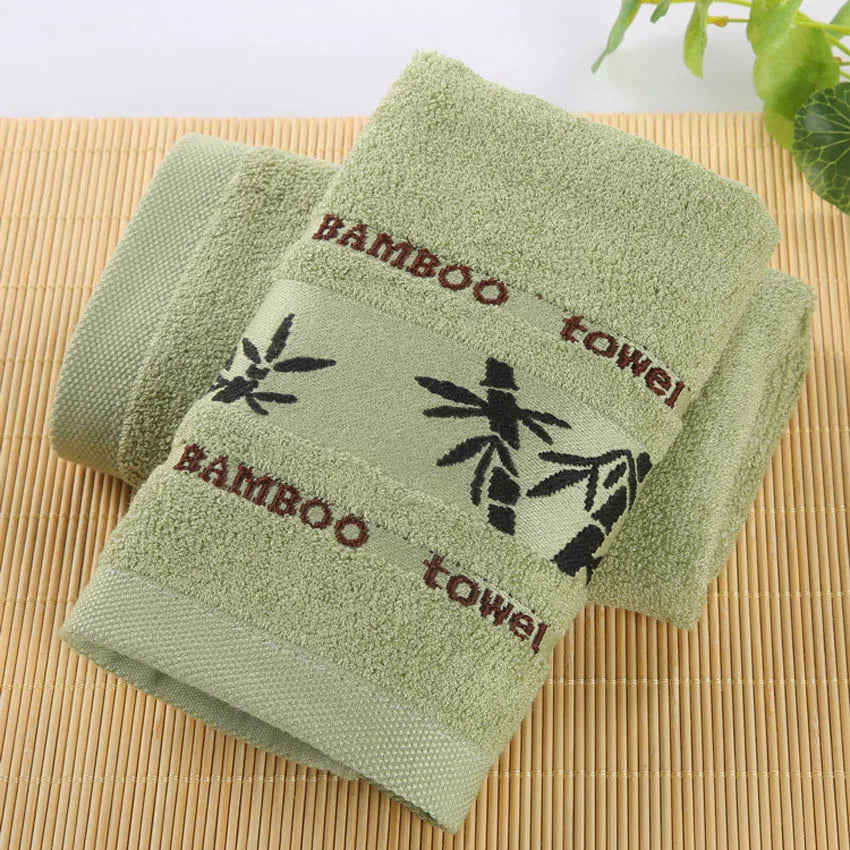 NEW 3 PCS Set Bamboo Leaves Towel Set  Bath Beauty Face Towel Hotel Seaside Beach Soft Spa Hair Hand Shower Towels For Adults Kids Home Toalla De Ducha Supplies