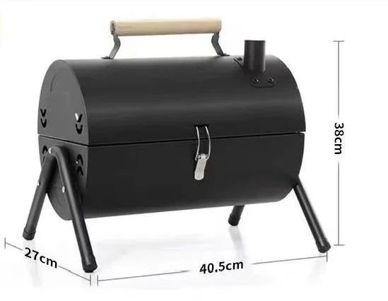 NEW Set 17 PCS Portable Mini Folding Iron Charcoal Grill + 2 Nets + Frying Pan + 13 Accessories Multi-Tool for Outdoor BBQ Cooking Picnics Garden Parties Camping Grill Barbeque & Trips Cookware Supplies