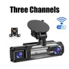 New 3 Lens Car Recording 1080P 150* Angle Driving Recorder Human Motion Sensor Detection Collision Induction Infrared Night Vision Loop Recording Vehicle Safety Devices Security Supplies