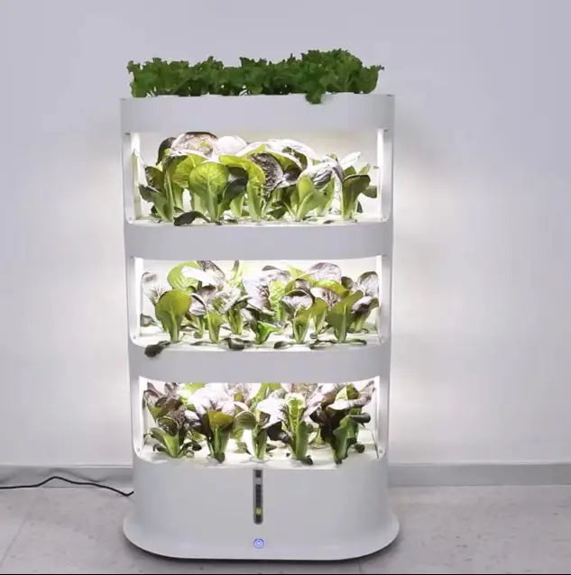 NEW Arrivals Smart Vertical Hydroponic Garden Home for Strawberry Planter Indoor Planting Vegetable Planter Self Watering Flower Pot Plants Growth Tower Automatic Hydroponic Led Lights System Vertical Garden