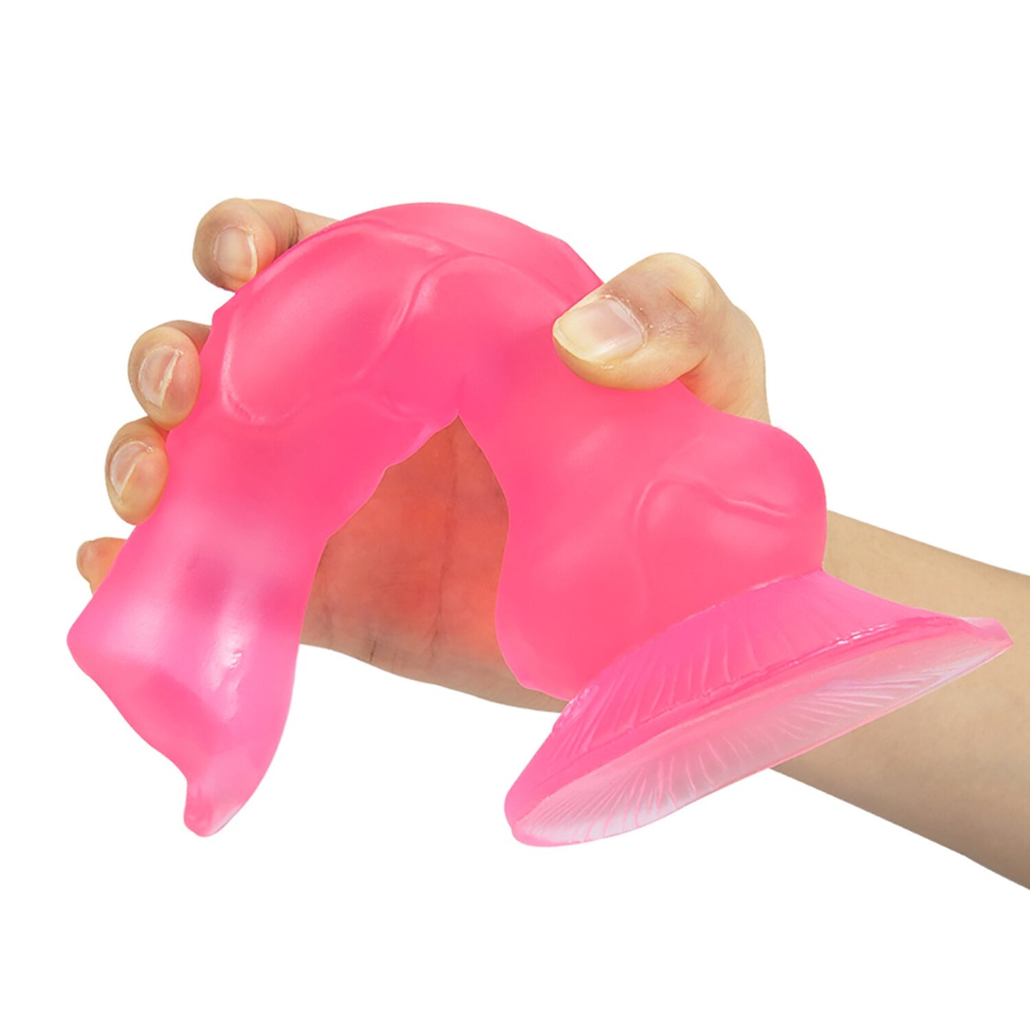 Simulation Dog Penis Huge Dildos Soft Anal Plug Phallus with Suction Cup Stimulate Vagina and Anus Big Dick Sex Toys for Women