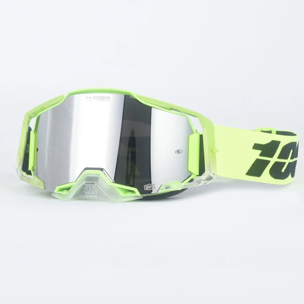 28 Colors New Upgrade Version Motocross Motorcycle Goggles Off-Road Quick Release Helmet Eyewear Can be Equipped with Myopia Glasses  Riding Skiing Glasses
