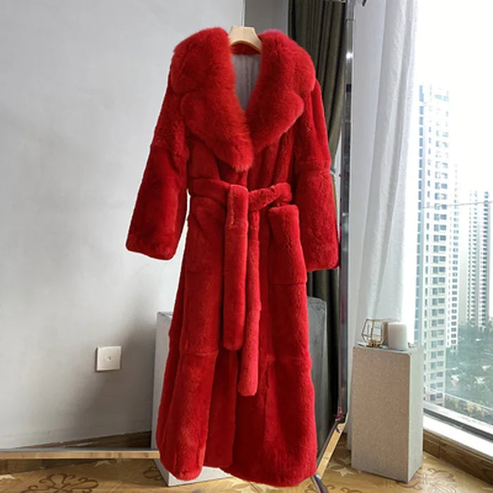 NEW Arrivals S-5XL 5 Colors Winter Long Luxury Faux Fur Coat Long Sleeve Mink Fur Coats Overcoat Women Outerwear Ladies Winter Luxury Fashion Apparel Products