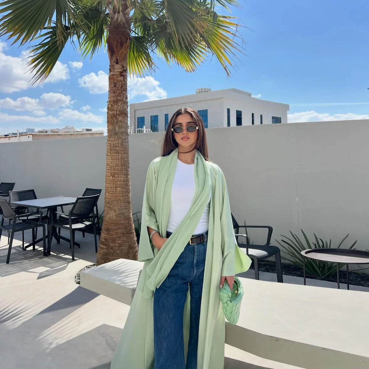 10 Colors S-2XL Plus Size Islamic Arabic Turkish Elegant Modest Breathable Dress Top Coat Eid Al-Adha Robe Islamic Clothing Kimono Open Abaya Dubai Prayer Ramadan Muslim Ladies Apparel Clothing Supplies