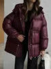 NEW Arrivals 4 Colors Women's Winter Waterproof Parka Mid-Length Soft Drawstring Waist Hooded Puffer Jacket  White Loose Warm Coat Snow Outerwear Jackets Women Winter Apparel Supplies.