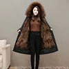 NEW Arrivals 10 Colors M-3XL Chic Winter Ladies Coat Warm Long Waterproof with Faux Fur Liner and Fur Collar Snow Outerwear Jackets Women Winter Fashion Apparel Supplies