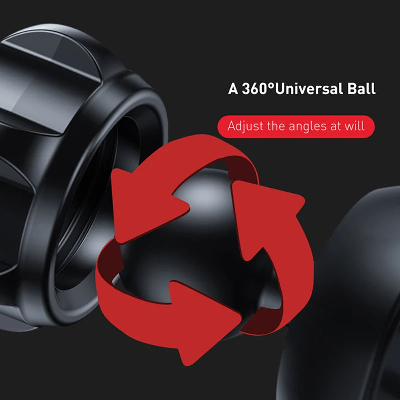 Baseus Car Phone Holder Metal Gravity Auto Air Vent Mobilephone Stand For 4.7-6.5 Inch Phone Invisibile Car Support