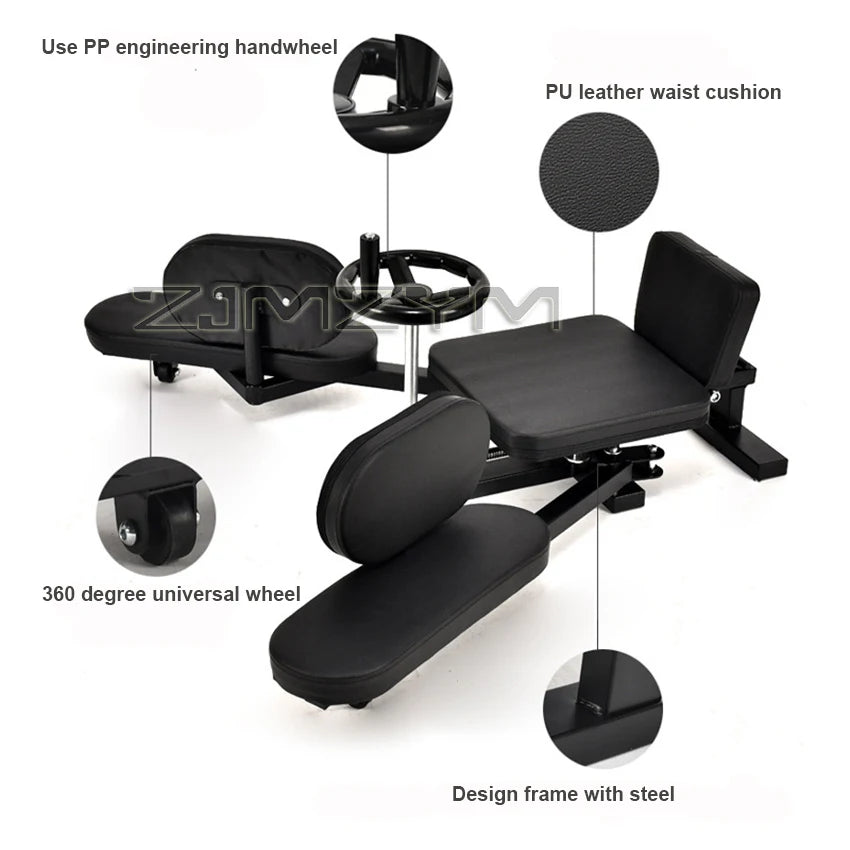 NEW Arrivals Home Indoor Gym Fitness Leg Stretcher Feet Stretching Machine Heavy Duty Steel Frame Training Stretching Sports Equipment for Home Gym Slimming Gymnastic Accessories Sports Supplies