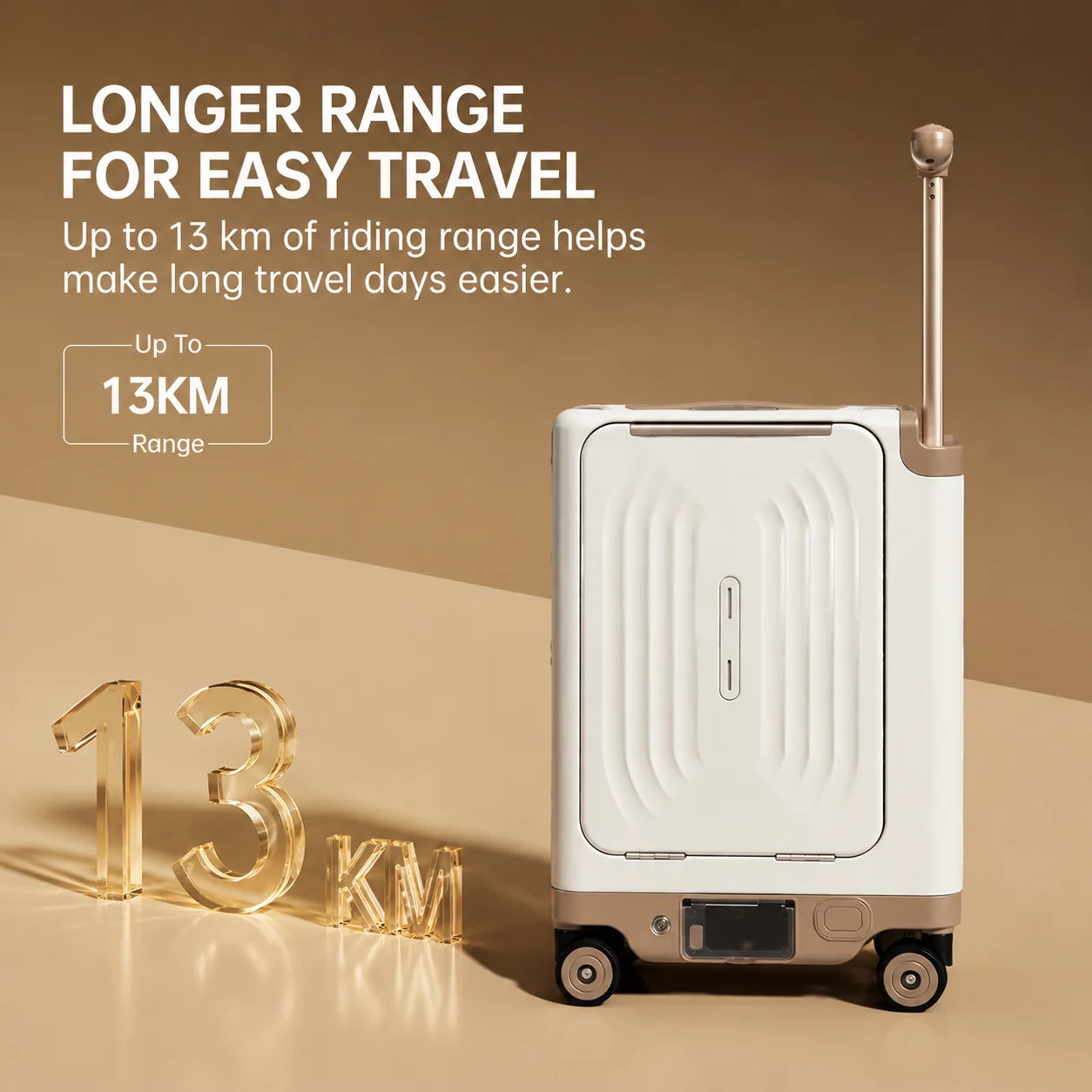 Silver/White/Black Color USB  Smart PC Carry-On Luggage Riding 20 Inch Electronic Scooter Suitcase  with Laptop Packet Cup Aluminum Frame Spinner Caster Airport Scooter Suitcase Holidays Travel Supplies