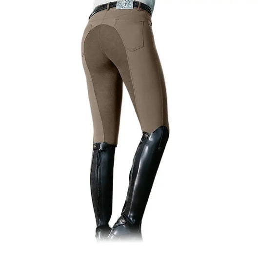 NEW Arrivals S-3XL 5 Colors Fashion Women Equestrian Jodhpurs Pants High Waist Elastic Silicone Anti-Slip Quick Dry Horse Racing Skinny Trousers Horse Riding Camping Running Climbing Pants